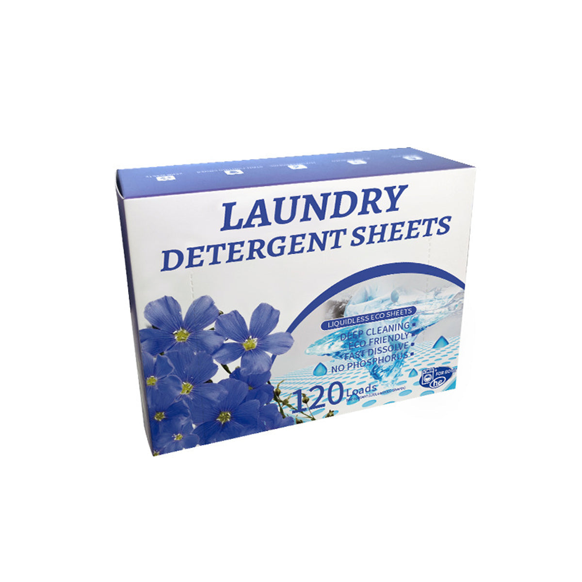 Laundry Tablets Set Portable Cleaning Pods Concentrated for Household Washing - Flax