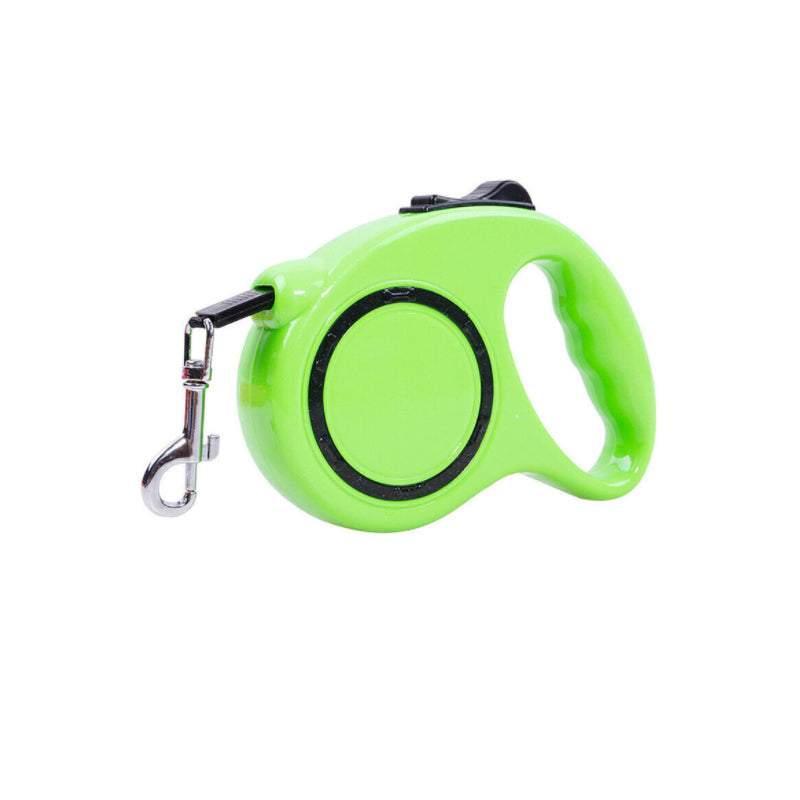 3M Retractable Dog Lead Leash Long Stong Extendable Lockable Rope Heavy Duty - Pink