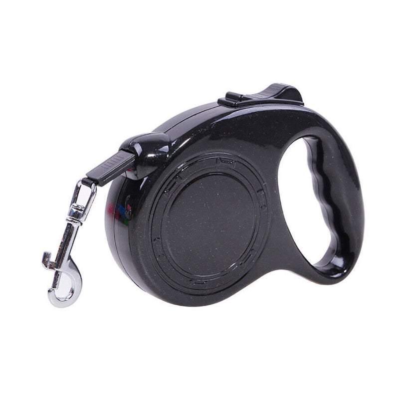 3M Retractable Dog Lead Leash Long Stong Extendable Lockable Rope Heavy Duty - Pink