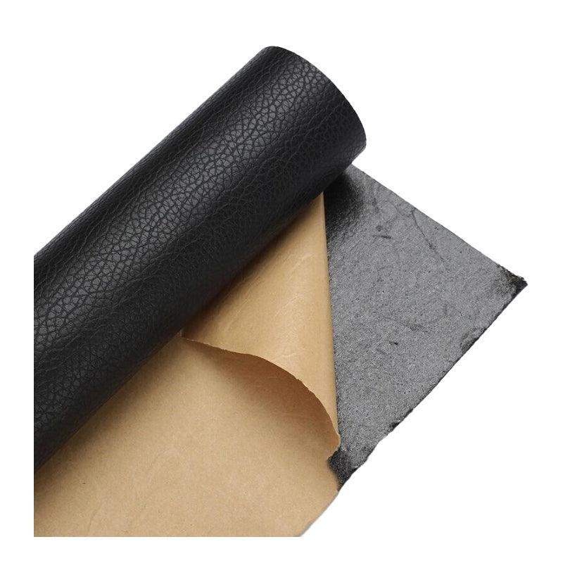 2X Self Adhesive Leather Repair Patches Kit for Sofa Couch Auto Interior Use - Dark Grey