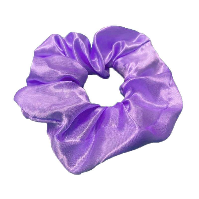Led Shinny Hair Ties Elastic Scrunchies Women Teen Party Accessories - Orange