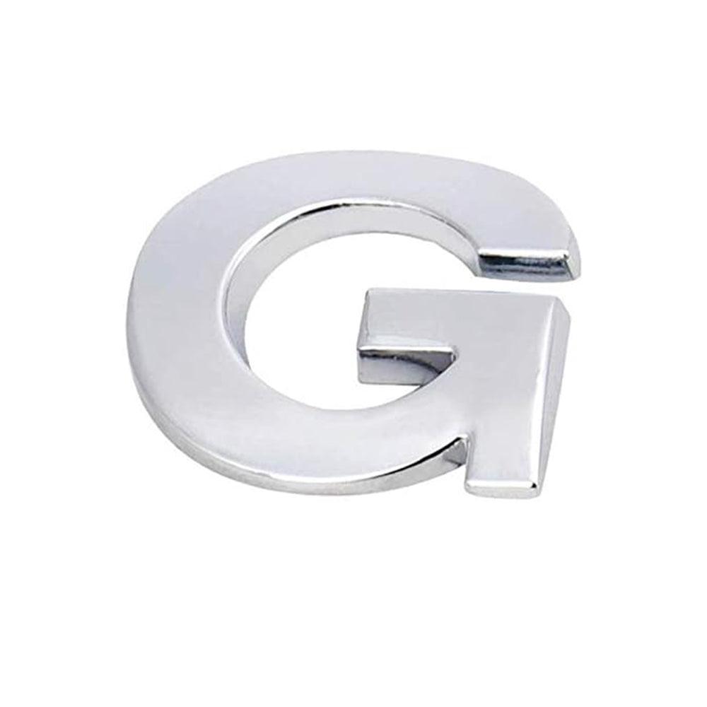 A-Z Alphabet Letters Car Sticker Self Adhesive Auto Badge Emblem 3D Chrome Good - Number 0