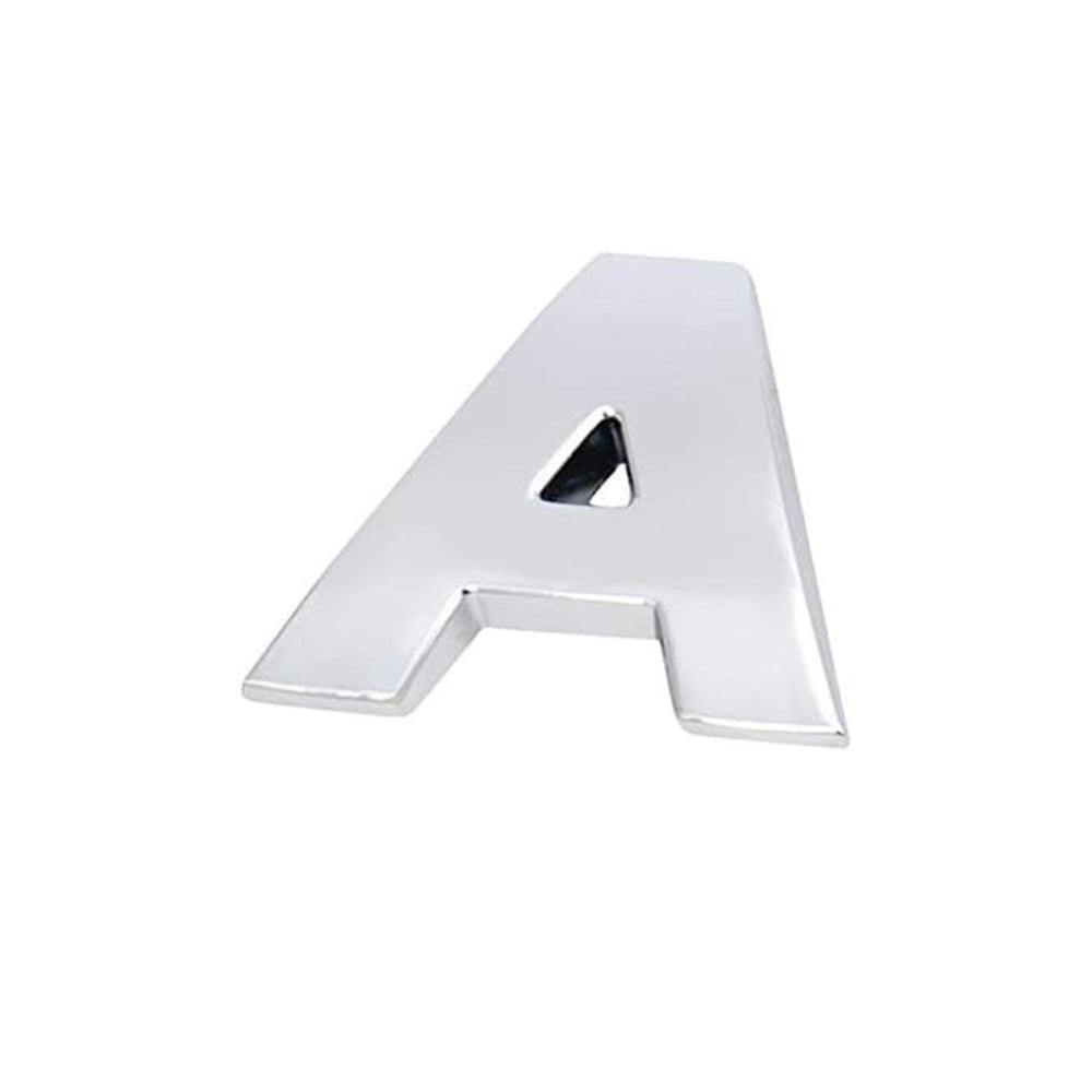 A-Z Alphabet Letters Car Sticker Self Adhesive Auto Badge Emblem 3D Chrome Good - Number 9