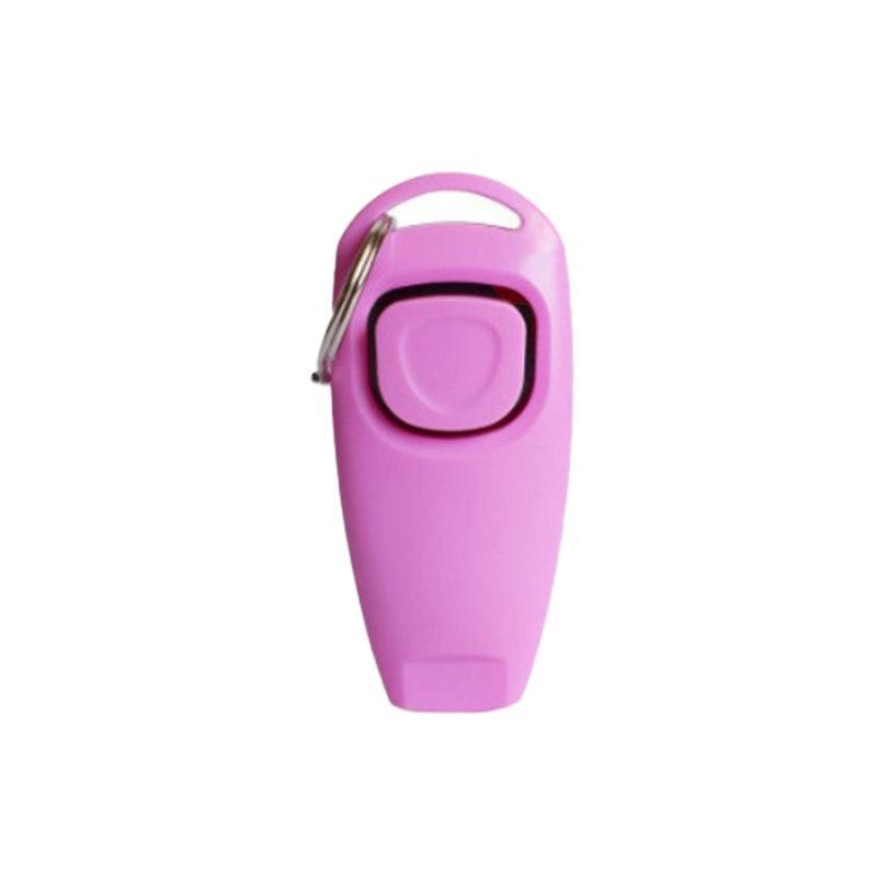 Dog Whistle and Clicker Set for Training Stop Barking Obedience Tool Combo - Light Blue