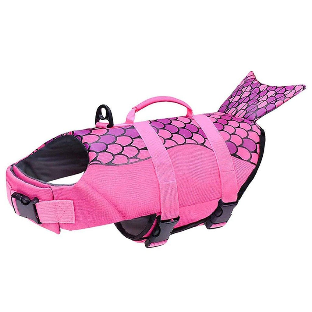Pet Life Jacket Dog Swim Vest Outdoor Water Gear for Summer Swimming Activities - Grey XL
