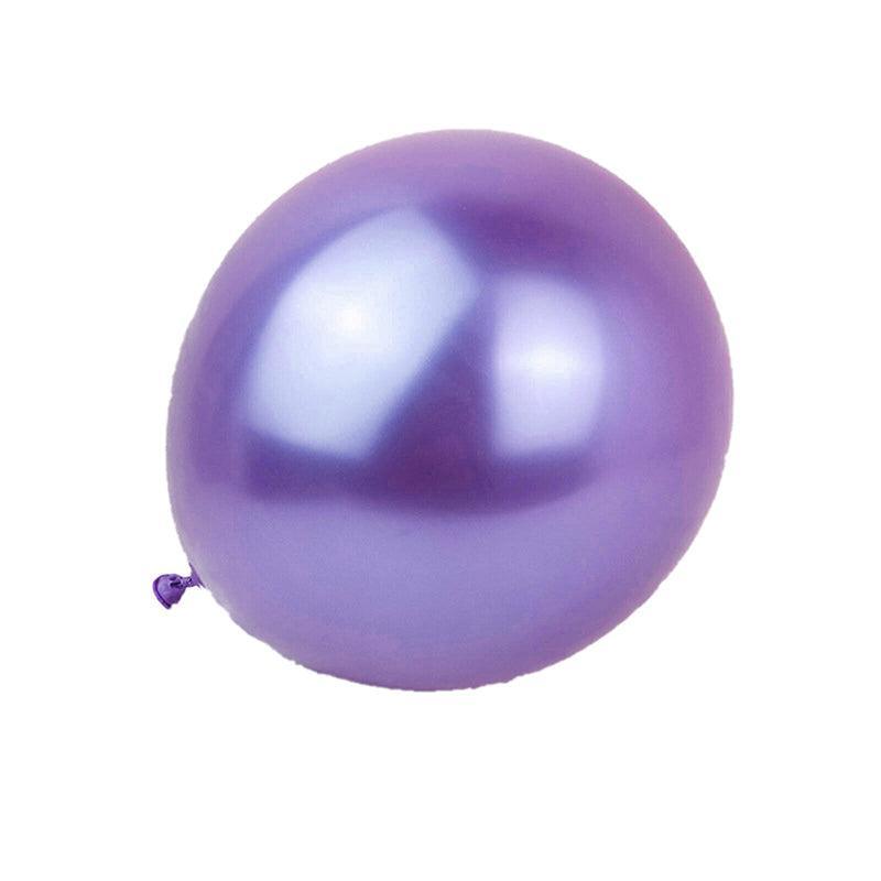Metallic Latex Balloons 12 Inch Chrome Party Balloons for Birthday Wedding Decoration - Light Green 50PCS