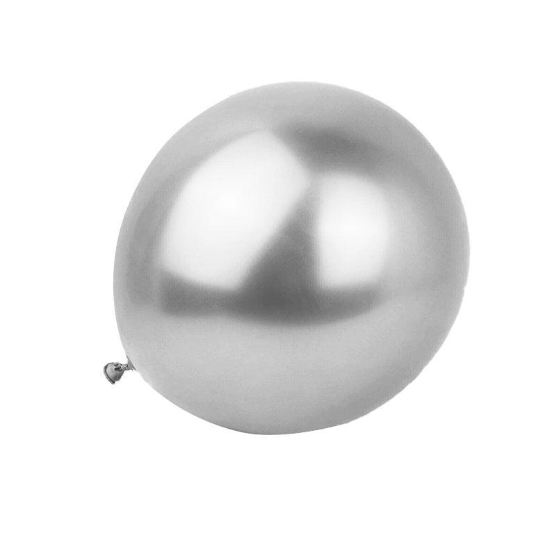 Metallic Latex Balloons 12 Inch Chrome Party Balloons for Birthday Wedding Decoration - Light Purple 50PCS