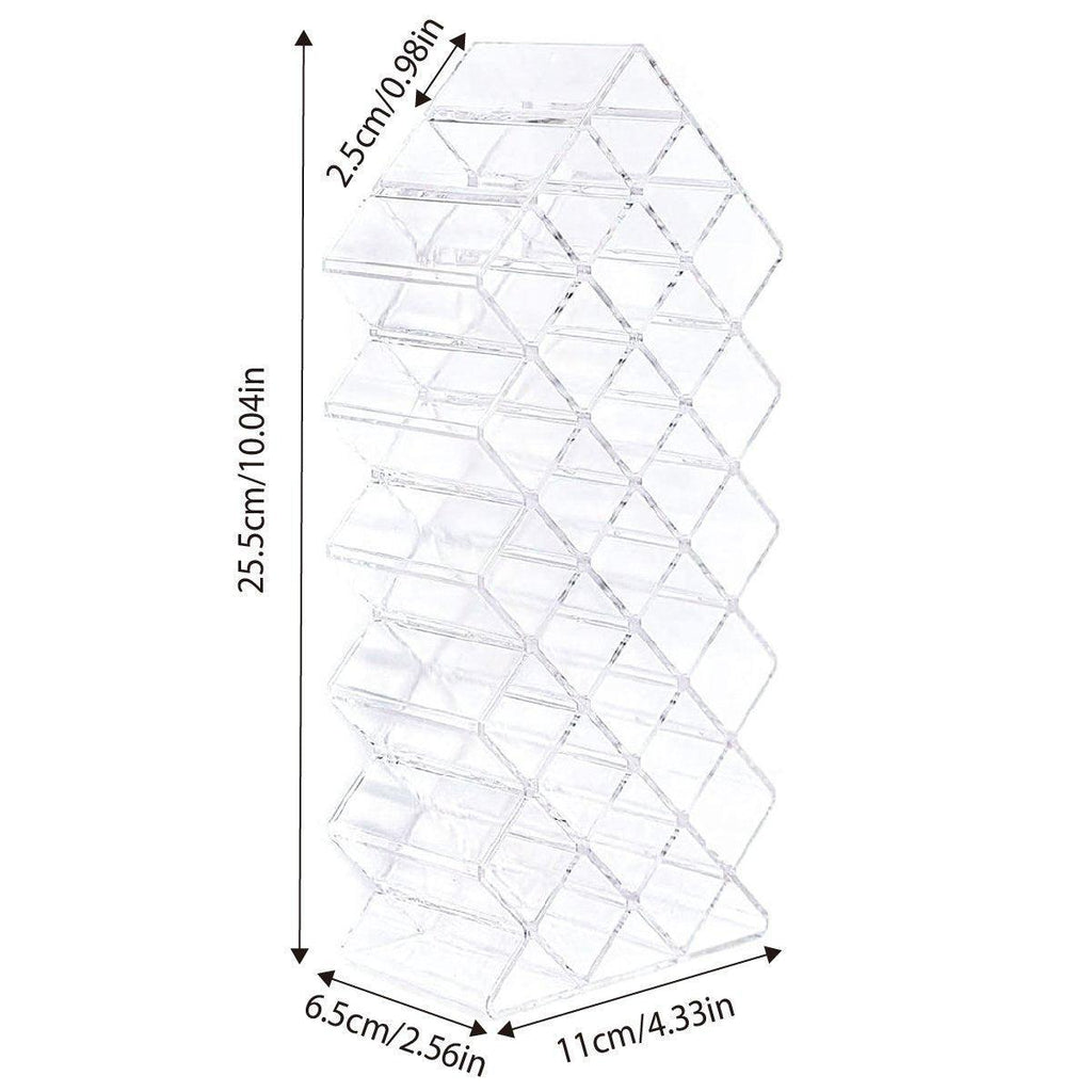 Fish Shaped Vertical Lipstick Storage Display Rack Cosmetic Organizer Holder Box