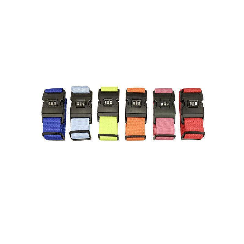Luggage Strap Code Password Travel Suitcase Secure Lock Safe Nylon Packing Belt - Green