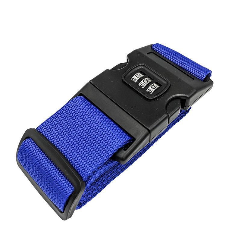 Luggage Strap Code Password Travel Suitcase Secure Lock Safe Nylon Packing Belt - Red