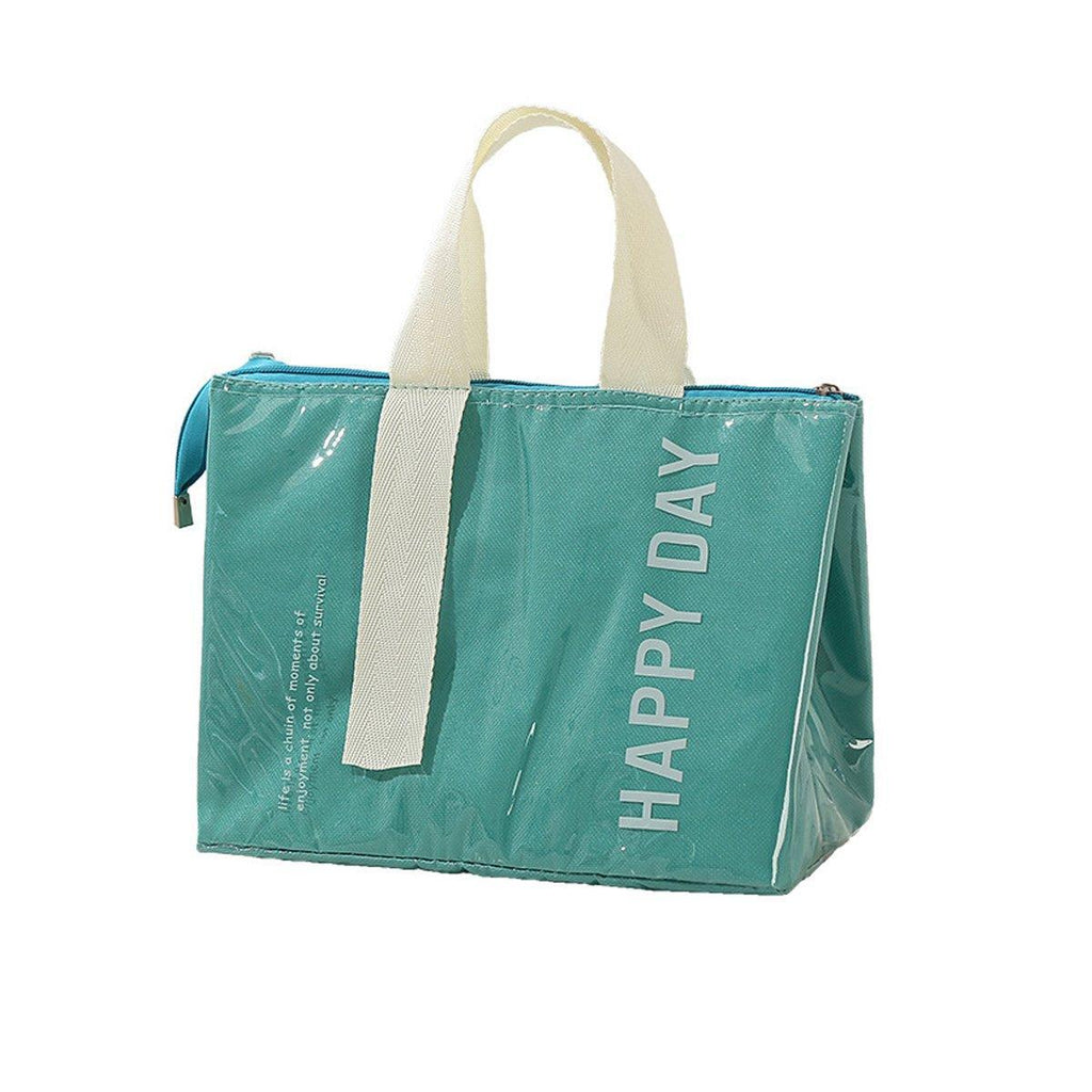 Large Capacity Lunch Bag Outdoor Picnic Aluminum Foil Portable Thermal Bag - Purple