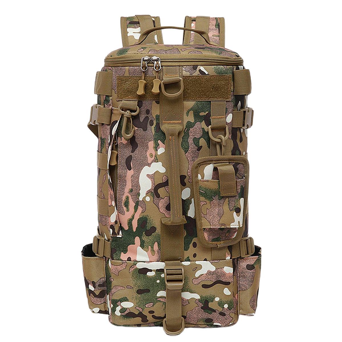 Waterproof Fishing Tackle Bag Large Capacity Multi Functional Shoulder Storage - Black