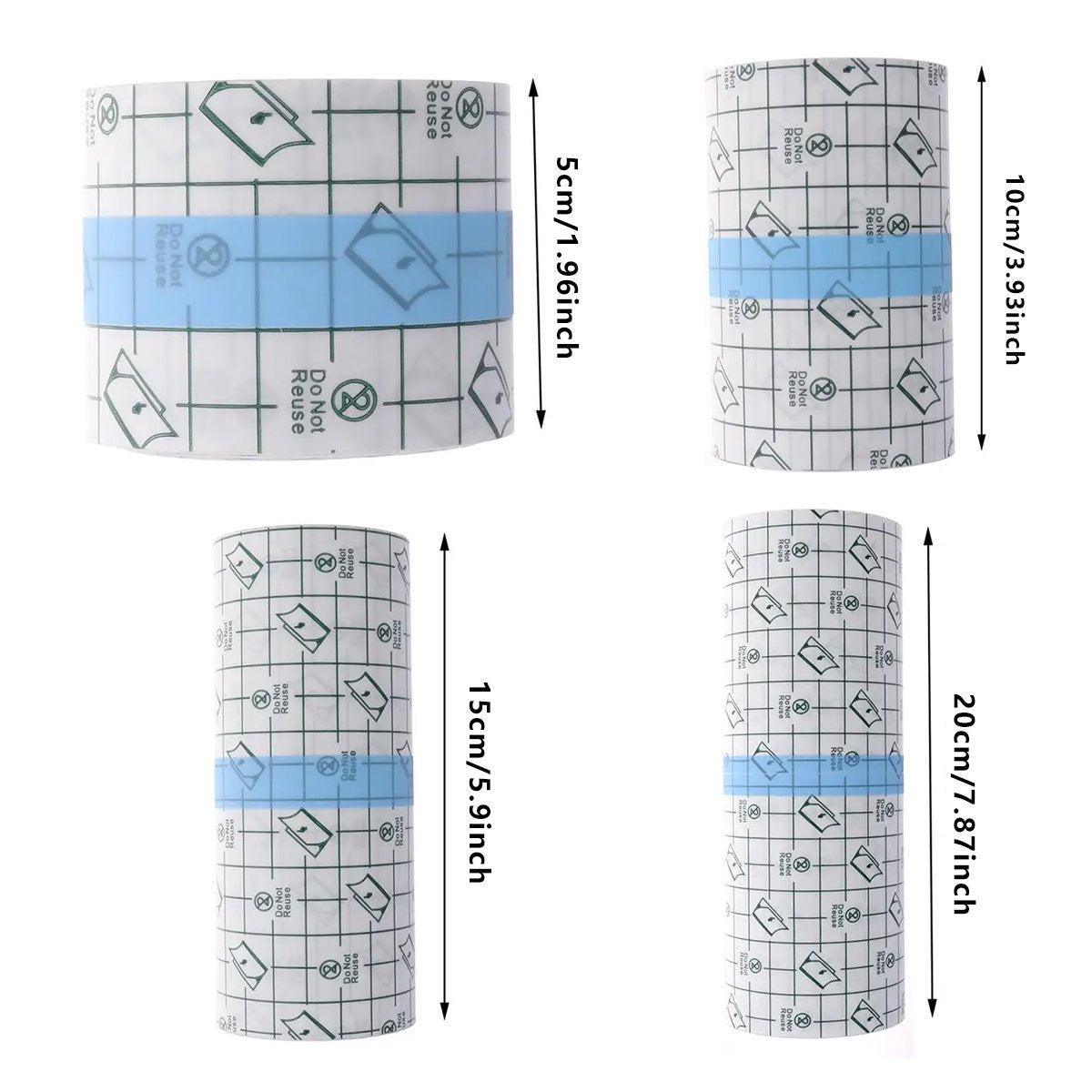 Waterproof PU Film Adhesive Tape Transparent High Stickiness Cuttable Bandage - 5cm x 10m