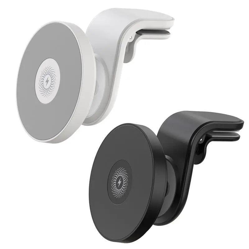 Wireless 15W Magnetic Car Mount Holder Charger For Iphone 13 12 Pro Max Magsafe - Black