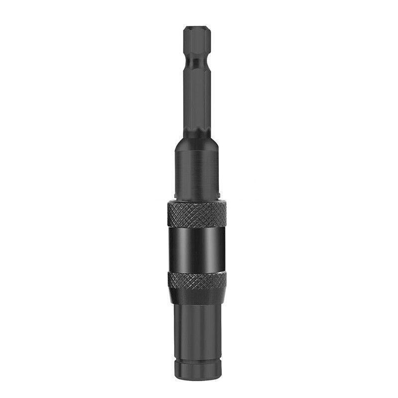 Pivoting Screwdriver Bit Holder Swivel Drill Adapter Tool for Impact Driver - Silver