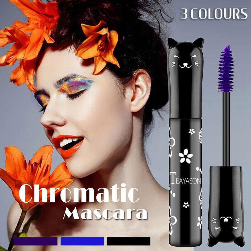 4D Silk Long Lasting Mascara Waterproofing Eye Catching Colours New Au Stock - Blue