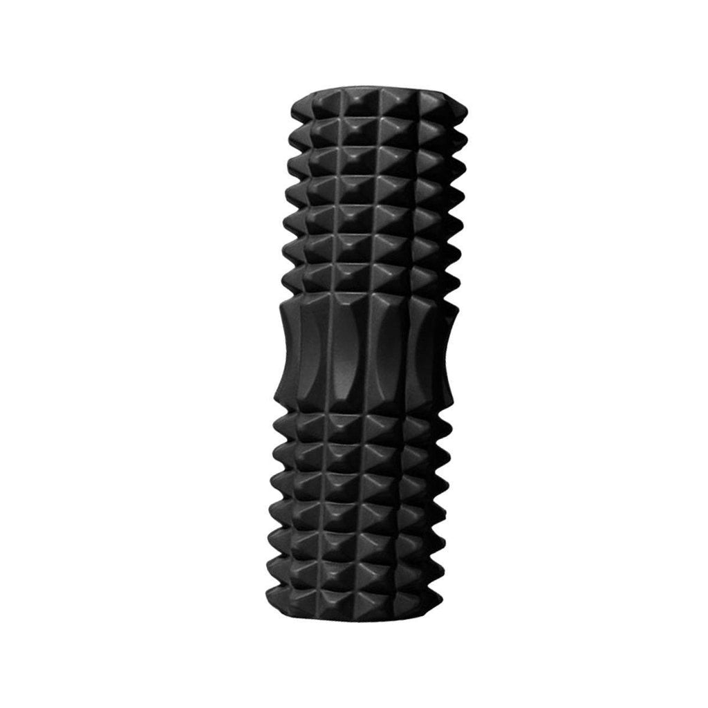 High Density EVA Foam Roller Yoga Massage Stick for Fitness - Wolf Tooth Style Purple-33cm