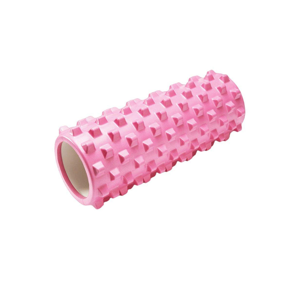 High Density EVA Foam Roller Yoga Massage Stick for Fitness - Crescent Style Blue-33cm