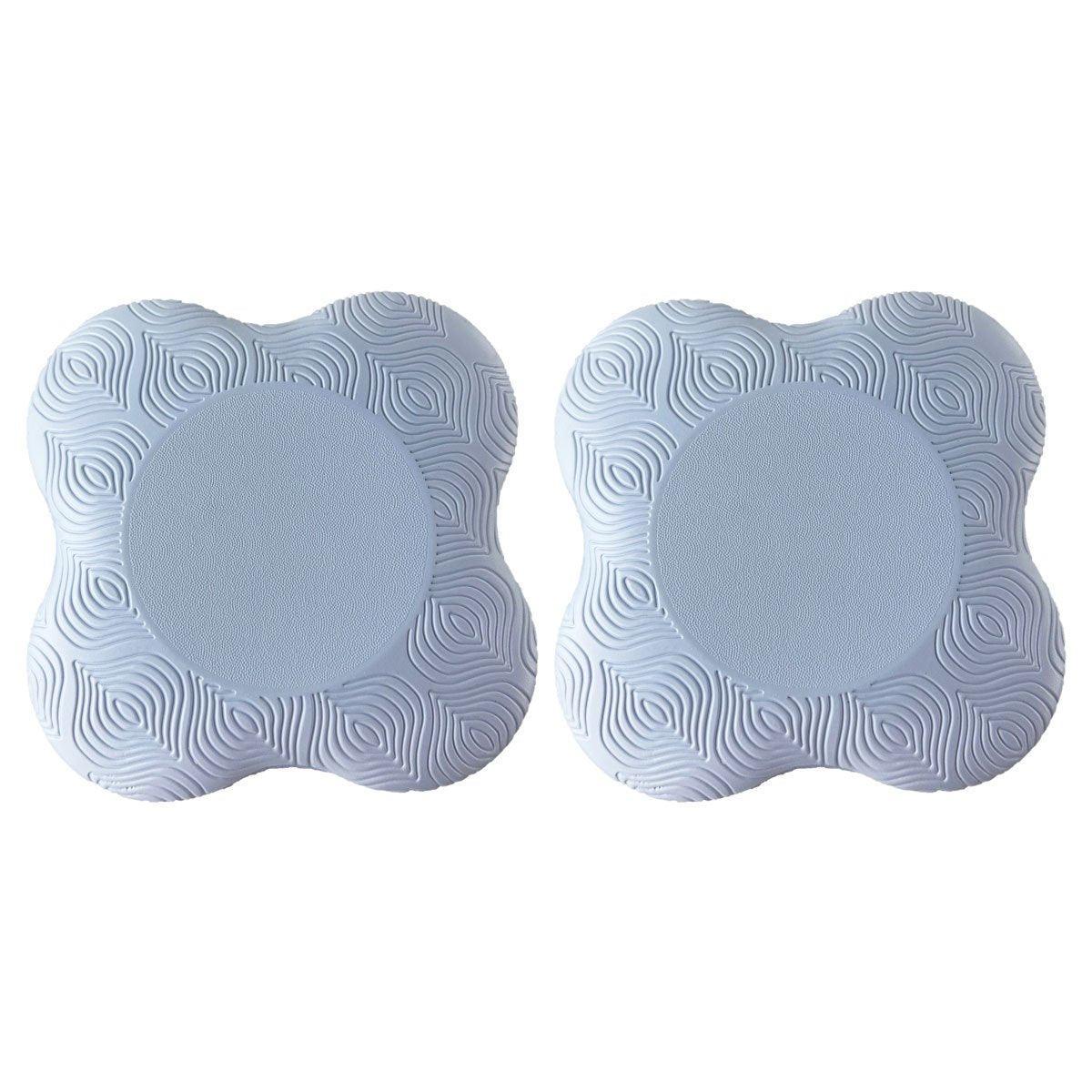 2pcs Thick Yoga Kneeling Mat Knee Cushion for Elbow Support Gym Workout Pad - Pink