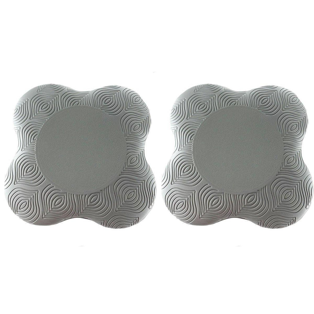 2pcs Thick Yoga Kneeling Mat Knee Cushion for Elbow Support Gym Workout Pad - Pink