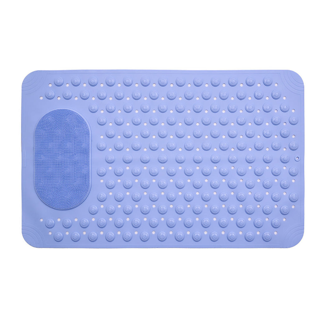 Non Slip Floor Pad Bathroom Tub Mat Bath Shower Mat with Round Massage Point - Pink
