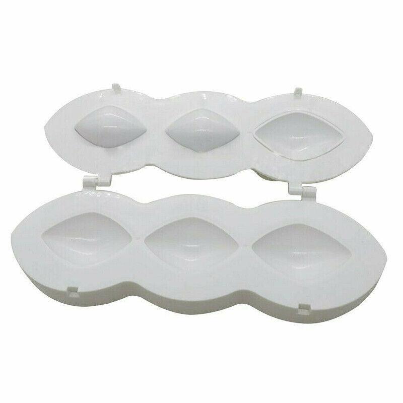 Meatball Maker Manual Meatloaf Mold Kibbeh Maker Press Minced Processor Tool - 9 Holes White