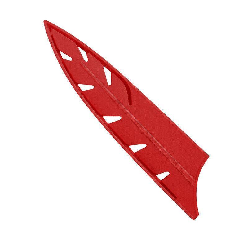 Plastic Knife Sheath Edge Guard Cover Scabbard Slicing Blade Red Protector Chef - Meat Scabbard-8in