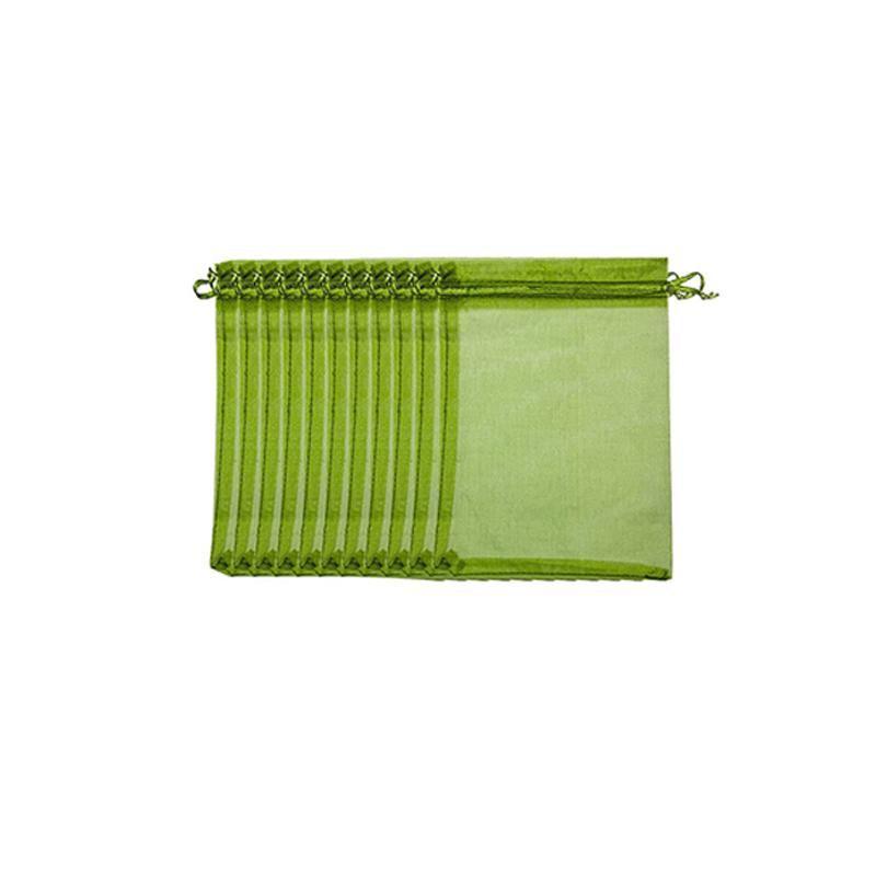 50/100PCS Garden Fruit Protection Net Bags Insect Proof Drawstring Mesh Organza - 50Pcs 10x15cm