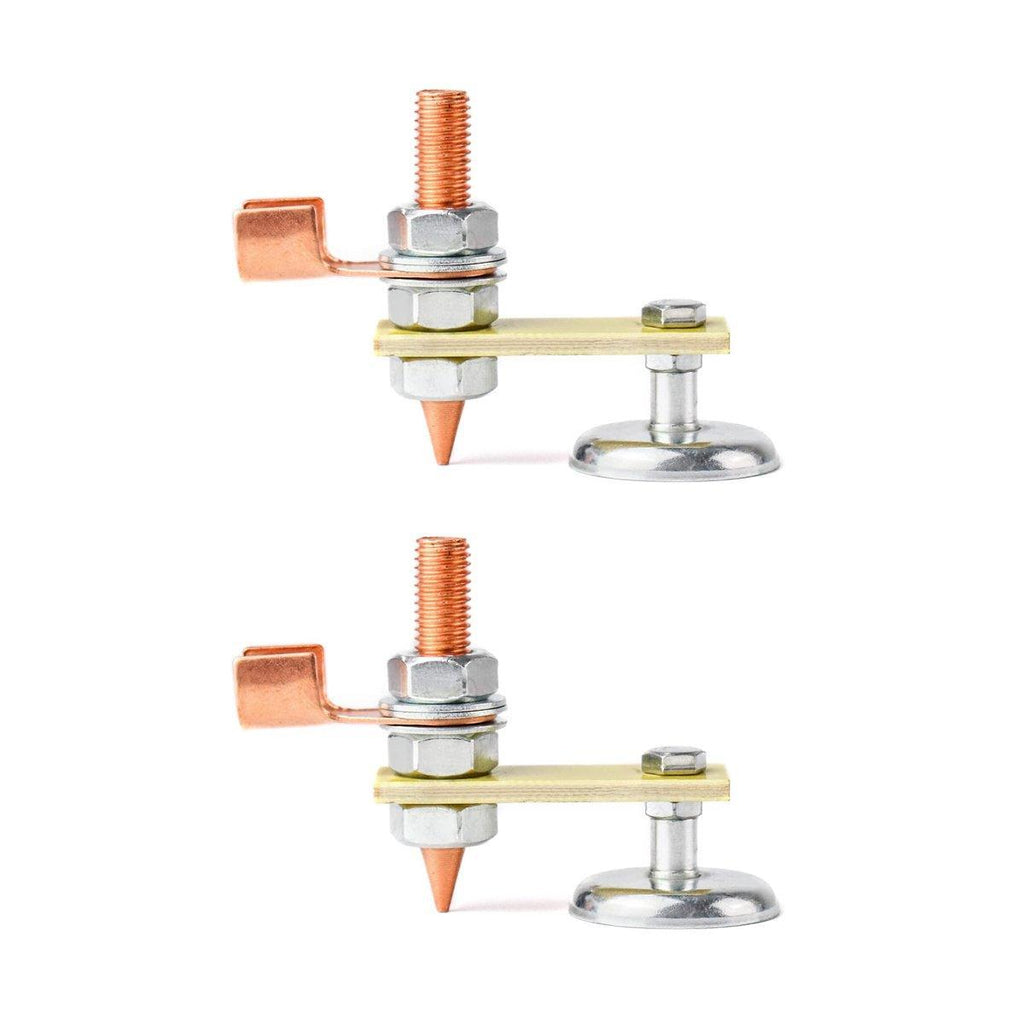 2pcs Magnetic Welding Ground Clamps Heavy Duty Metal Holder Magnet Support Tool - Single