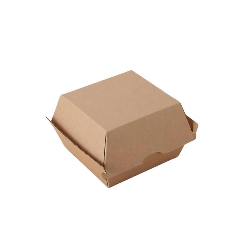 UP To 250PCS Cardboard Hot Dog Box - Brown Corrugated Kraft - Plain - CB2-250PCS