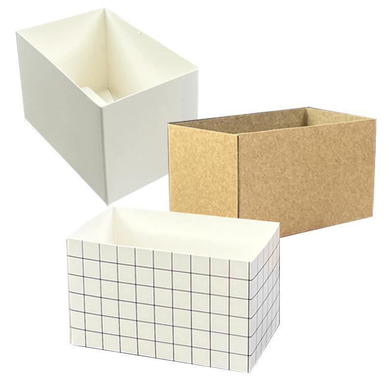 250PCS Sandwich Packaging Box Breakfast Hamburger Wrapping Box S Size - White