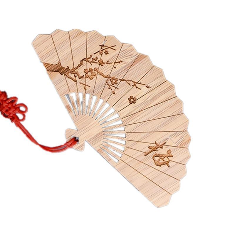 Chinese Style Bass Book Folder Book Clip Bamboo Bookmark Guitar Bookmark Lable - Pipa - Chrysanthemum