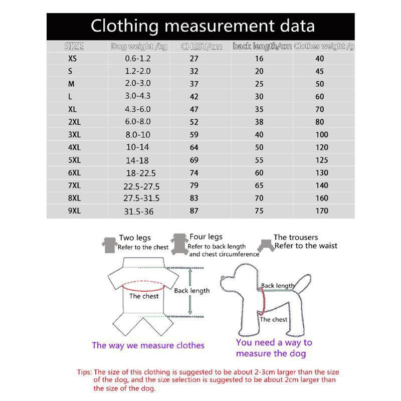 Pet Dog Clothes Hoodie Warm Winter Jumper Puppy Cat Clothing Coat Jacket Shirt - 8XL
