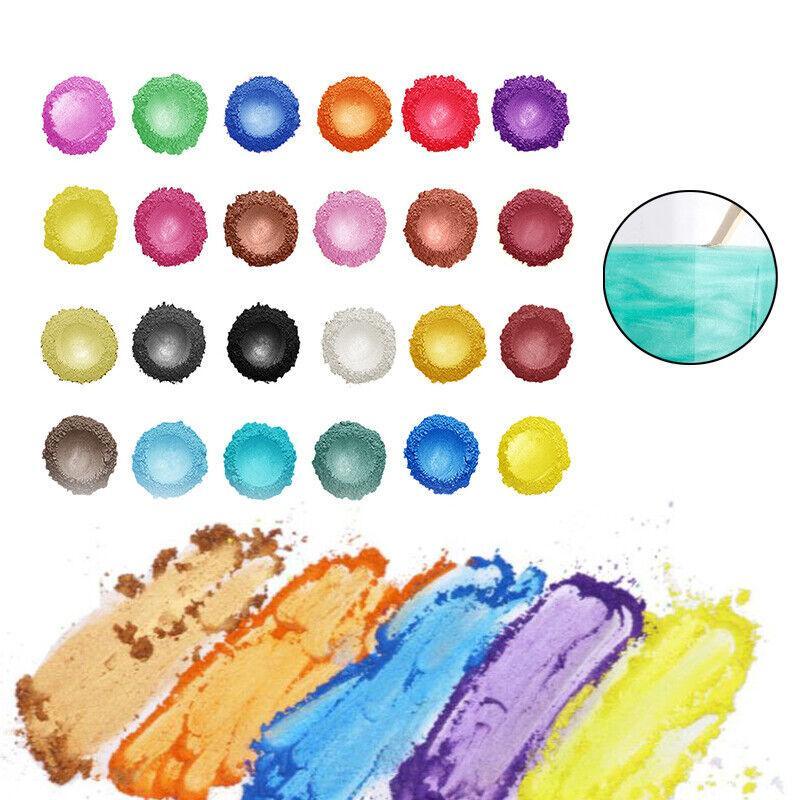 Mica Pigment Pearl Powder Resin Epoxy Premium Soaps Candle Bath Bomb Art Craft - Orange