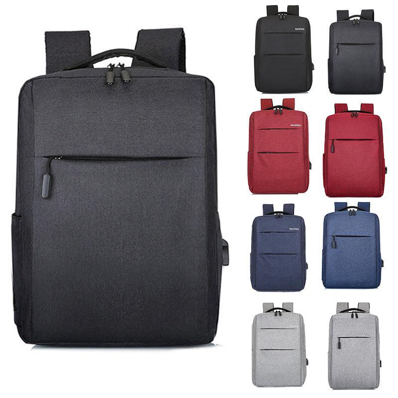 Waterproof Laptop Backpack Bag for Men Women School Travel Business Use - Black 1 Zipper