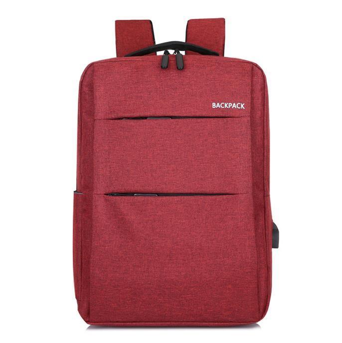Waterproof Laptop Backpack Bag for Men Women School Travel Business Use - Black 1 Zipper
