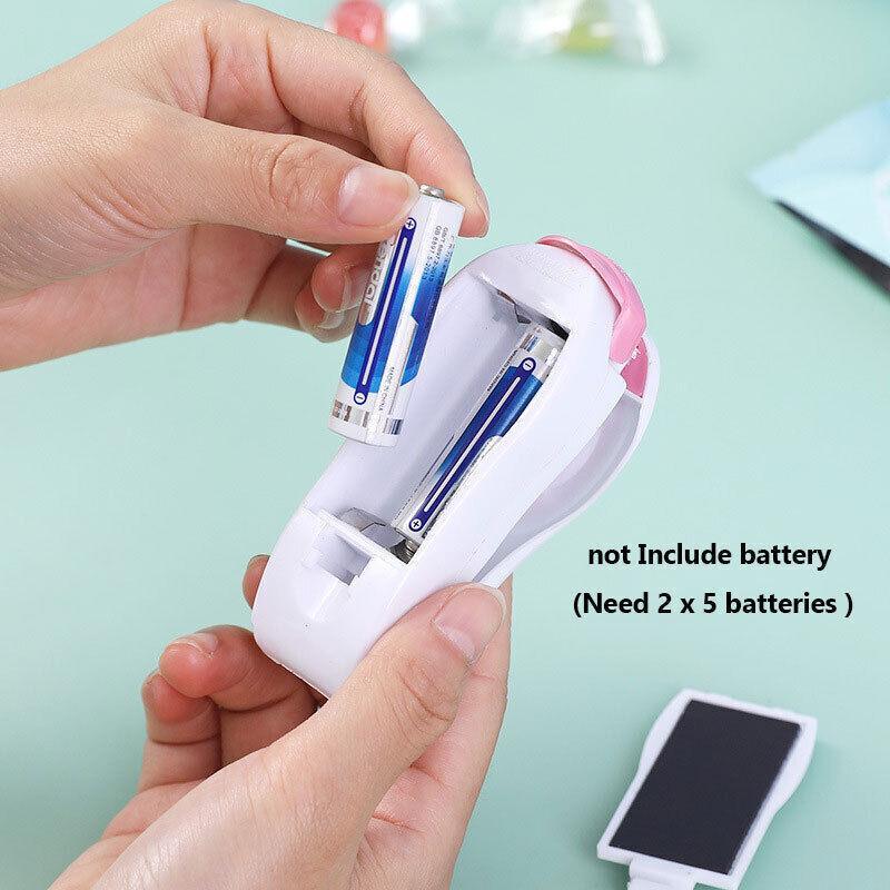 Handheld Mini Heat Sealer Poly Bag Sealing Machine Food Portable Plastic Small - Pink