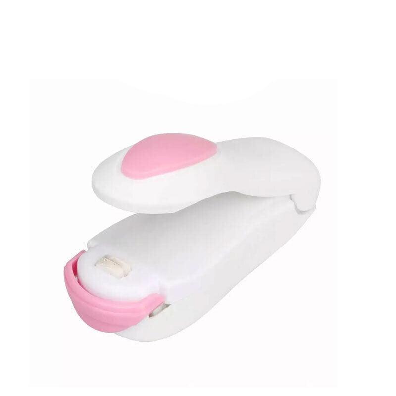 Handheld Mini Heat Sealer Poly Bag Sealing Machine Food Portable Plastic Small - Pink