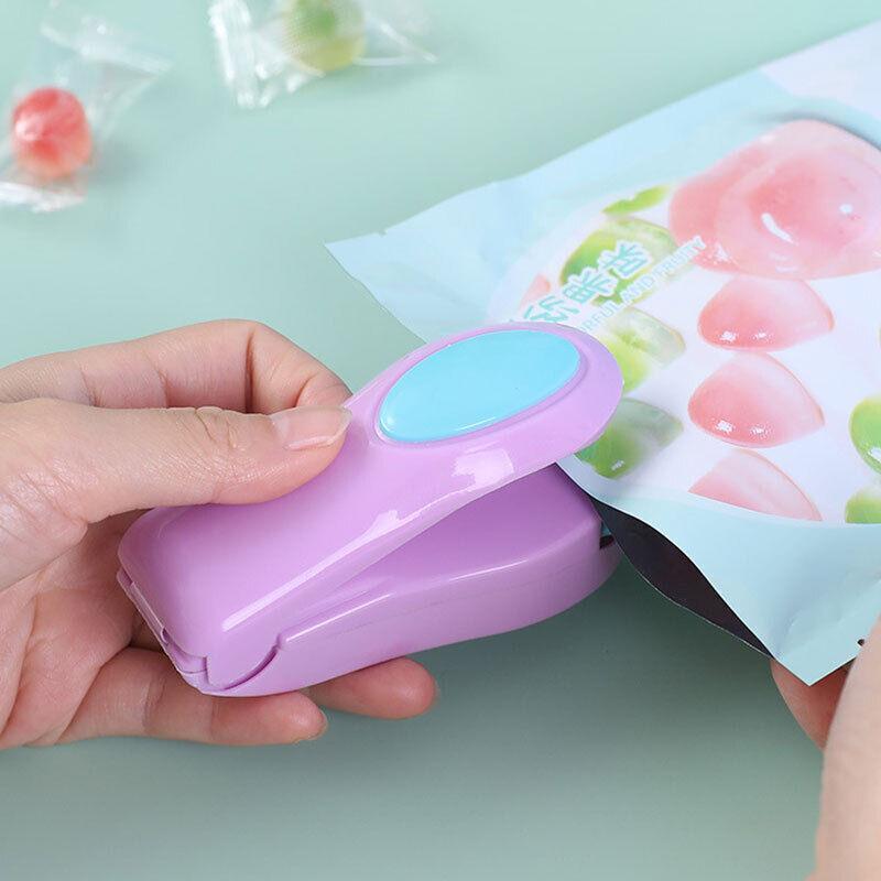 Handheld Mini Heat Sealer Poly Bag Sealing Machine Food Portable Plastic Small - White