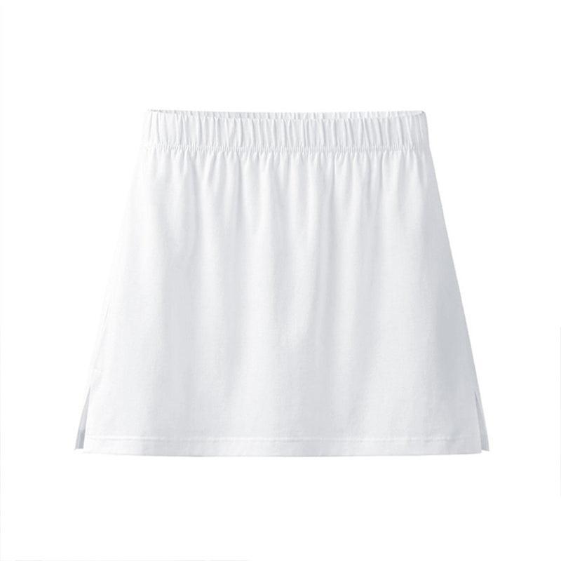 Fashion Hack Mini Skirt Shirt Extenders Adjustable Layering Fake Top Lower-Sweep - White