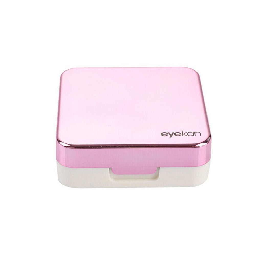 Contact Lens Tweezers Stick Inserted Remover Tool Kit Tip Storage Case Box Sets - Rose Red