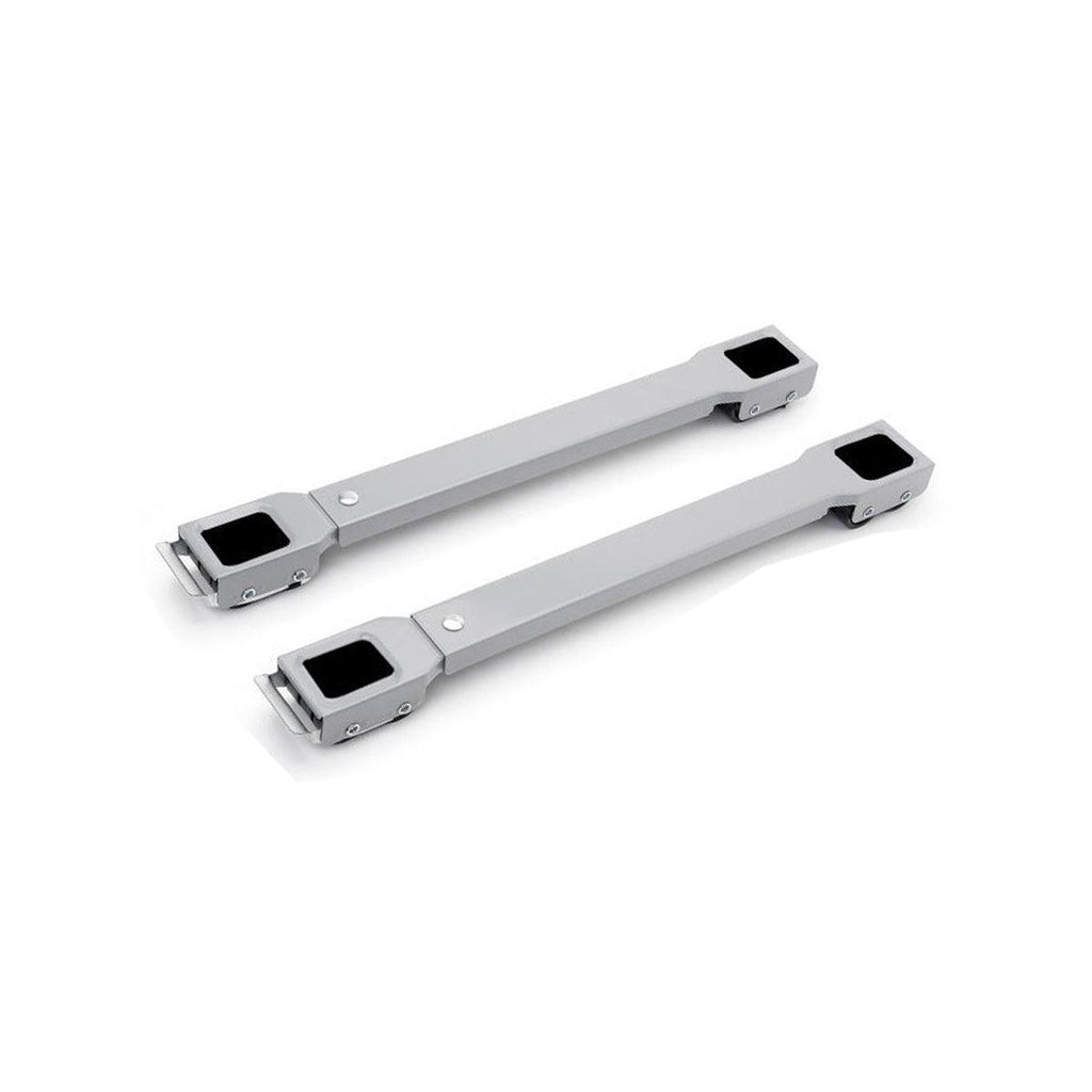 2pcs Adjustable Refrigerator Washing Machine Base Stand Movable Support Shelf - Grooved