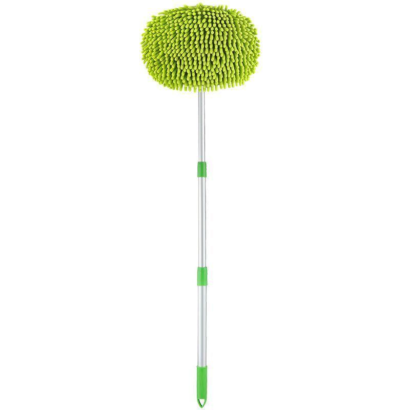 New Telescopic Car Brush Wash Soft Care Mop Vehicle Cleaning Window Adjustable - Mop Cloth(mop not included)