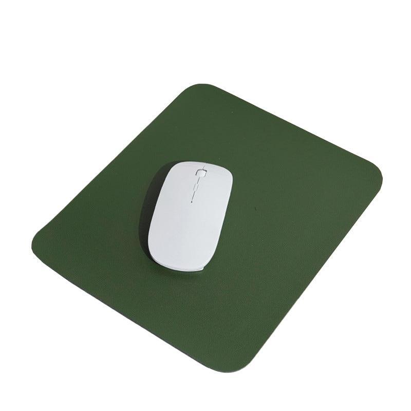 Pu Leather Gaming Mouse Pad Desk Mat Anti-Slip Speed Mousepad 22X22Cm Waterproof - Pink