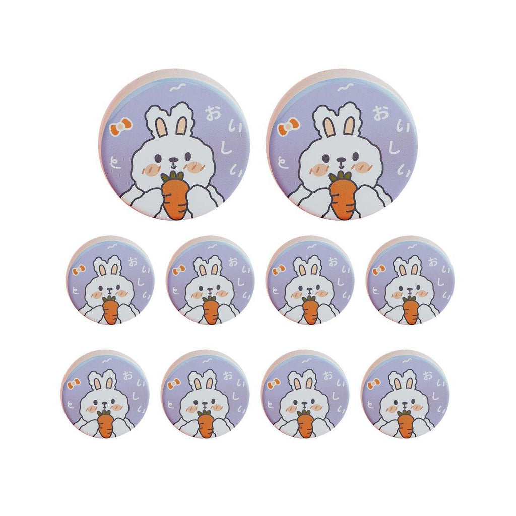 10PCS Cookie Tin Box Metal Biscuit Gift Box Candy Packaging Dragon Year Baking - Carrot Rabbit