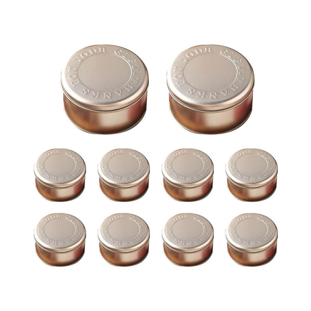 10PCS Cookie Tin Box Metal Biscuit Gift Box Candy Packaging Dragon Year Baking - Carrot Rabbit