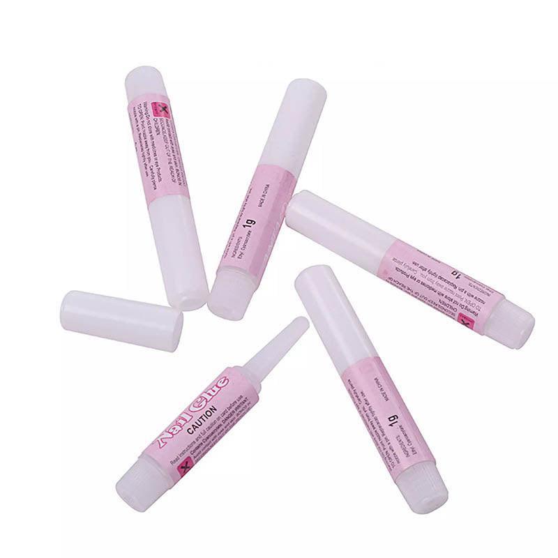 Nail Glue Adhesive 2g for Fake Nails Tips Acrylic Nail Art Strong Bond 2 to 50PCS - 50PCS