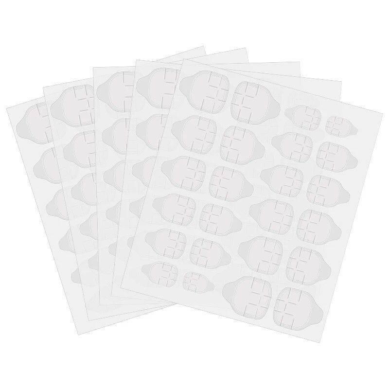 24-2400PCS Double Sided Adhesive Press On Nail Stickers Clear Tape Glue Tabs - 1PC (24xNail Stickers)