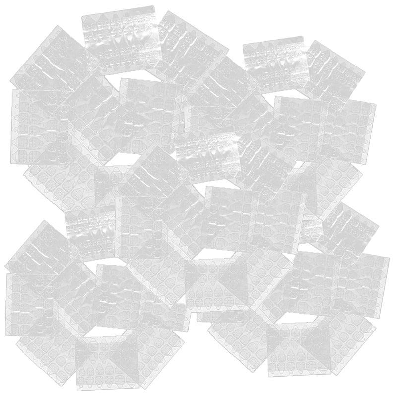 24-2400PCS Double Sided Adhesive Press On Nail Stickers Clear Tape Glue Tabs - 50PCS (1200xNail Stickers)