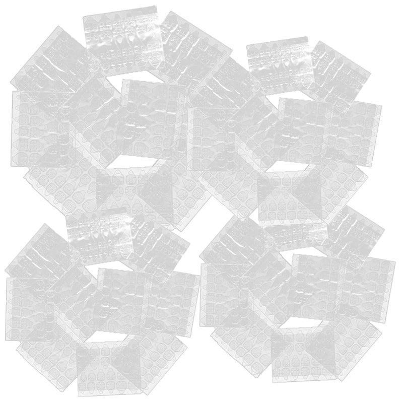 24-2400PCS Double Sided Adhesive Press On Nail Stickers Clear Tape Glue Tabs - 5PCS (120xNail Stickers)
